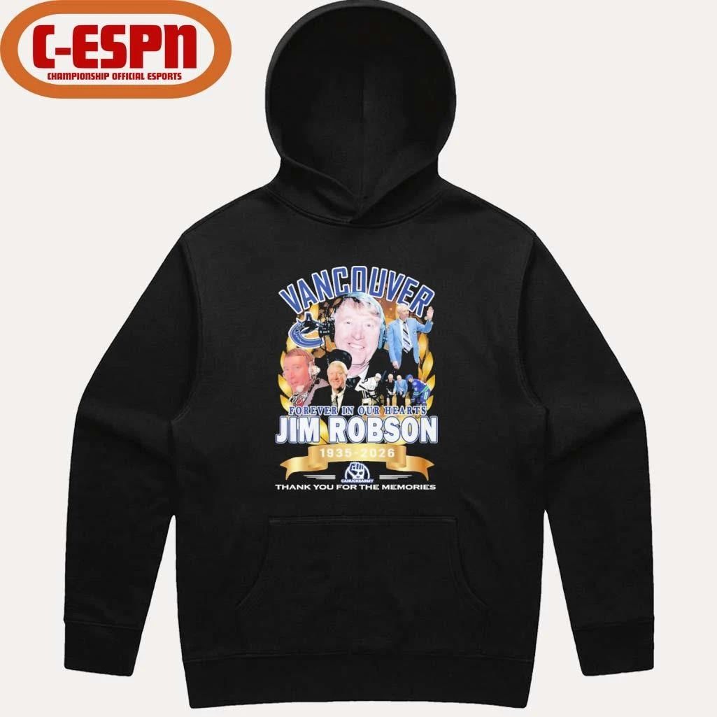 Vancouver Forever In Our Hearts Jim Robson 1935-2026 Shirt
