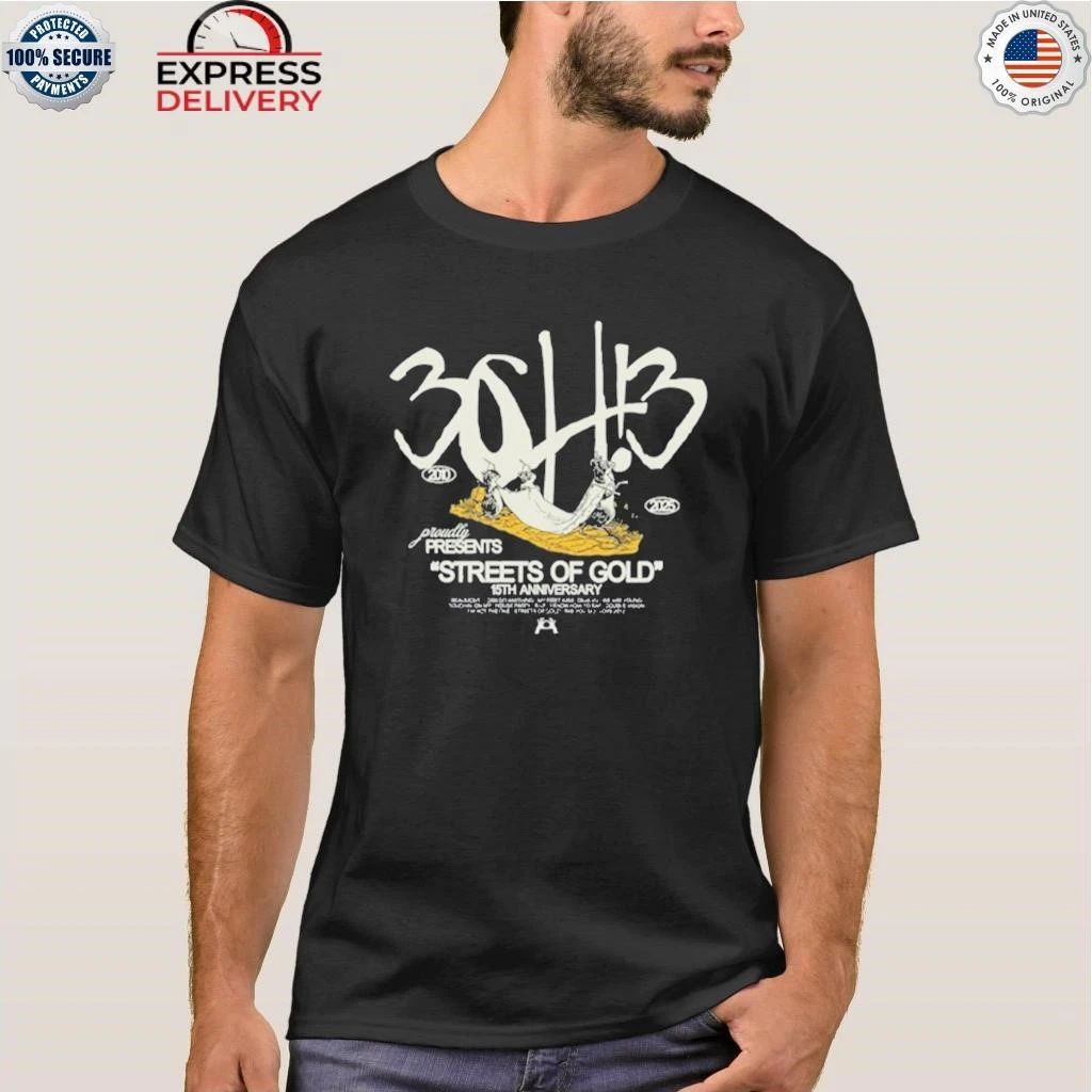 3OH!3 15th Anniversary of Streets Of Gold Shirt