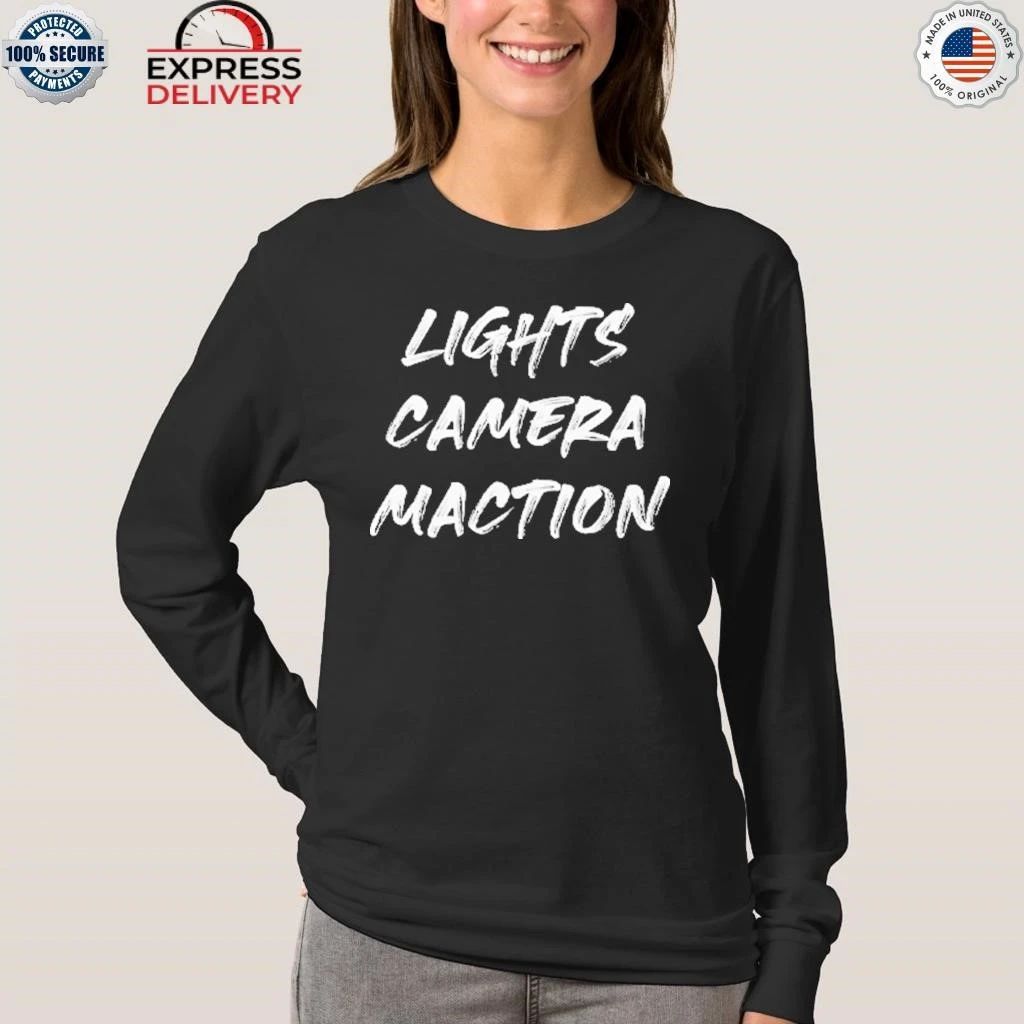 Pat McAfee Lights Camera Maction Shirt