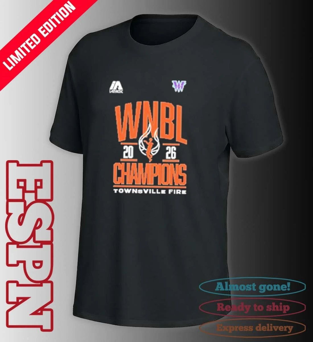 Townsville Fire 2026 WNBL Champions Shirt
