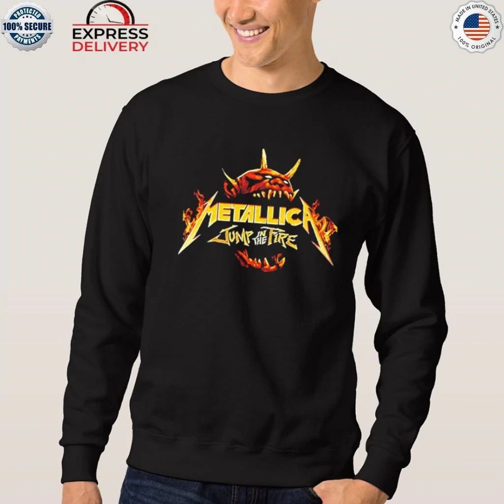 Metallica Jump In The Fire Album Fan Merch Design Shirt