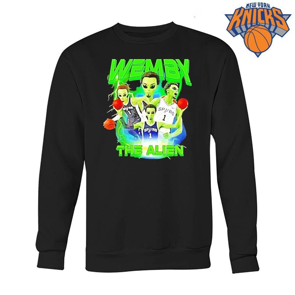Victor Wembanyama San Antonio Spurs Nba Finals 2026 Wemby The Alien Basketball Player Shirt