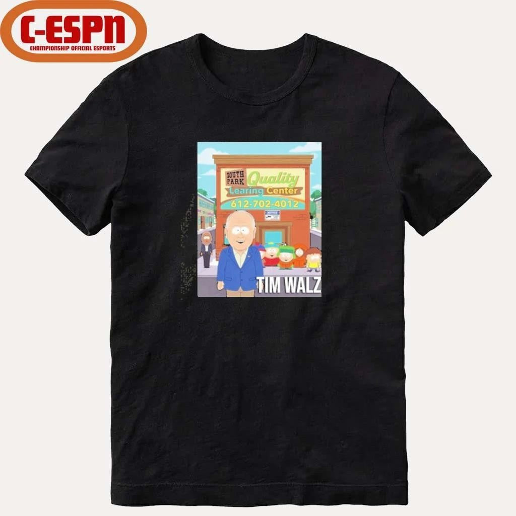 Tim Walz South Park Quality Learning Center Shirt