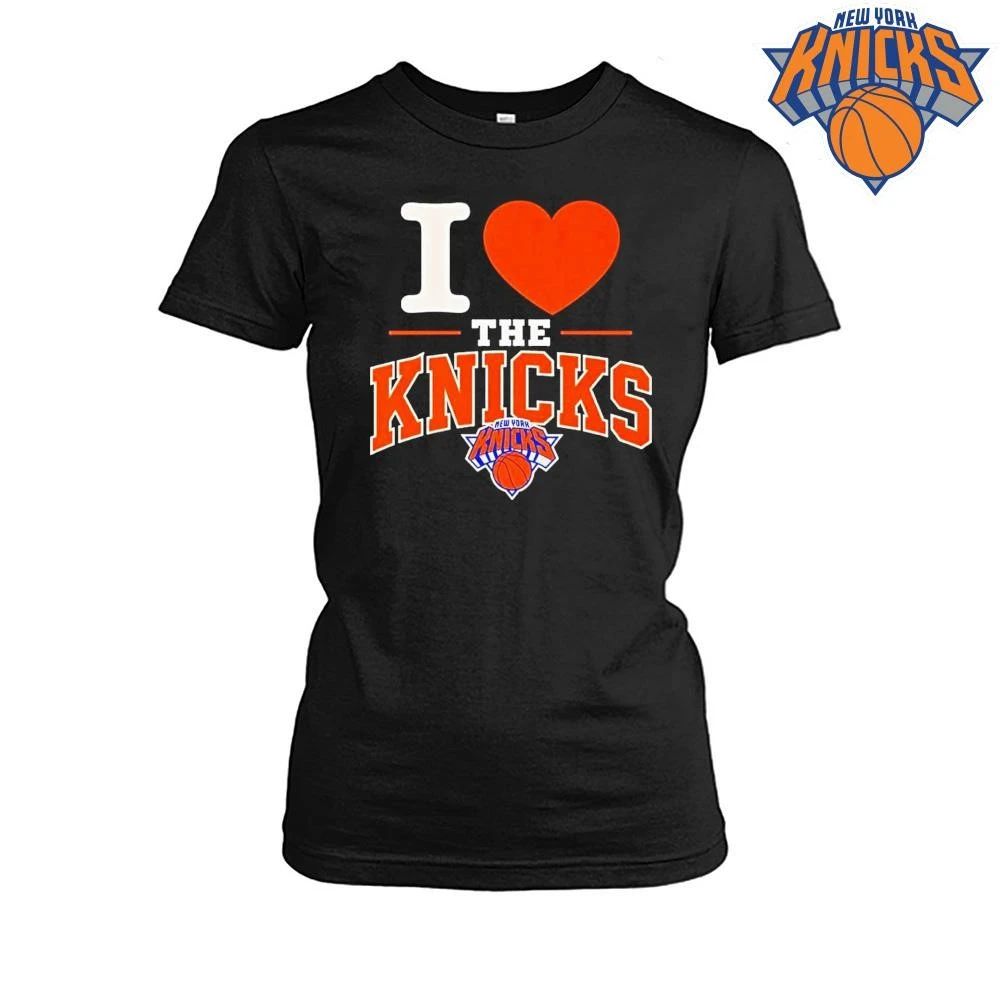 New York Knicks I Love The Knicks Basketball Nba Team Logo Shirt