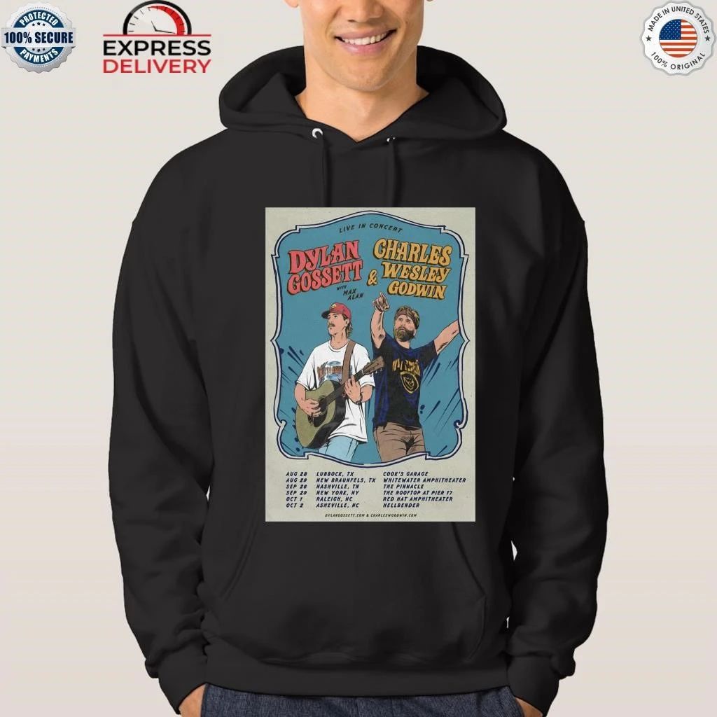 Dylan Gossett And Charles Wesley Godwin 2026 Tour Shirt