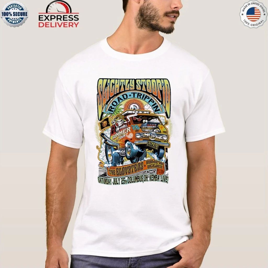 Slightly Stoopid Road Trippin Columbus Ohio 2026 Event Poster At Kemba Live On July 25 2026 Shirt