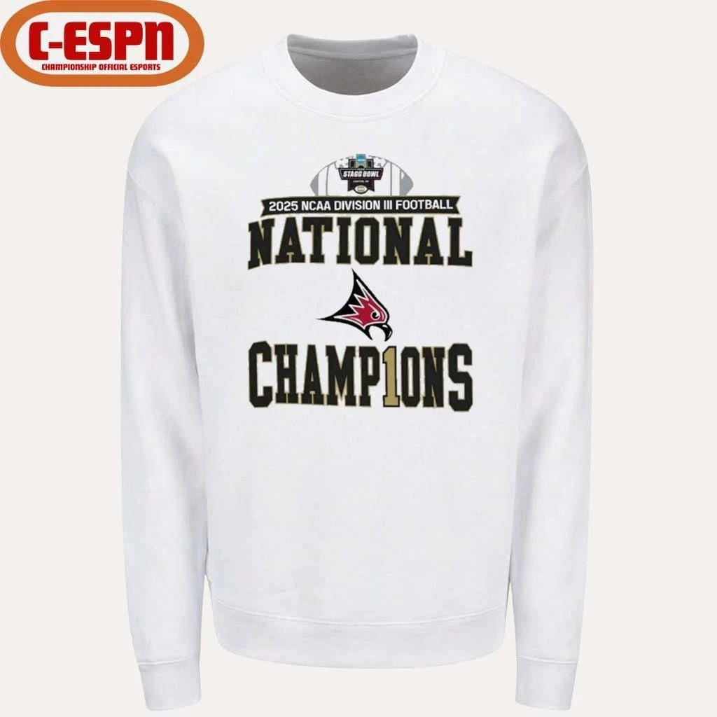 Wisconsin-River Falls Falcons National Champions T-Shirt