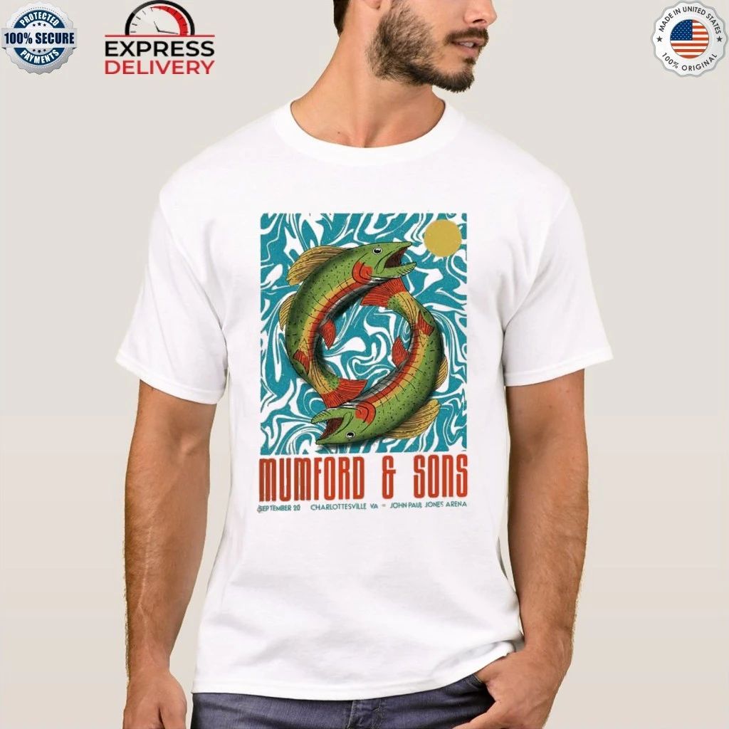 Mumford And Sons John Paul Jones Arena 2026 Tour Charlottesville VA September 20th Shirt