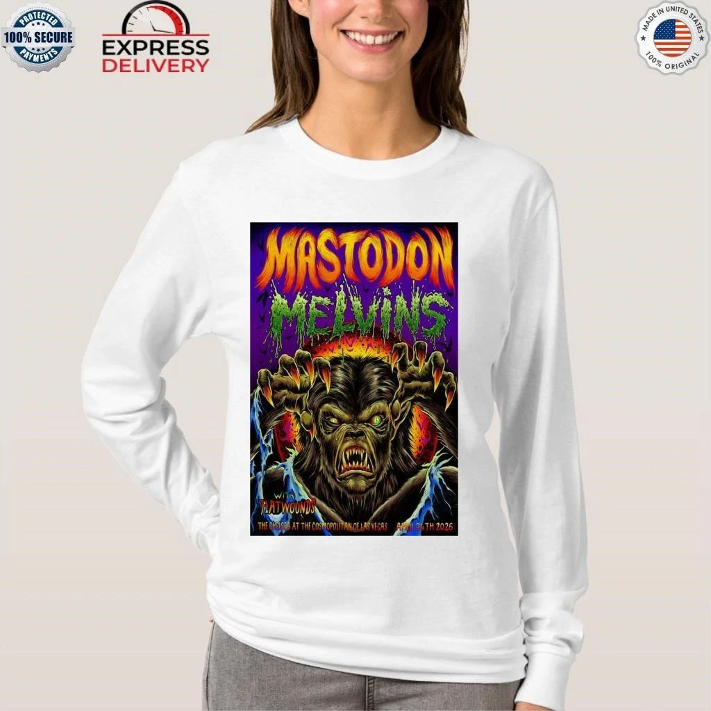 Mastodon with Melvins Concert in Las Vegas April 24 2026 Shirt