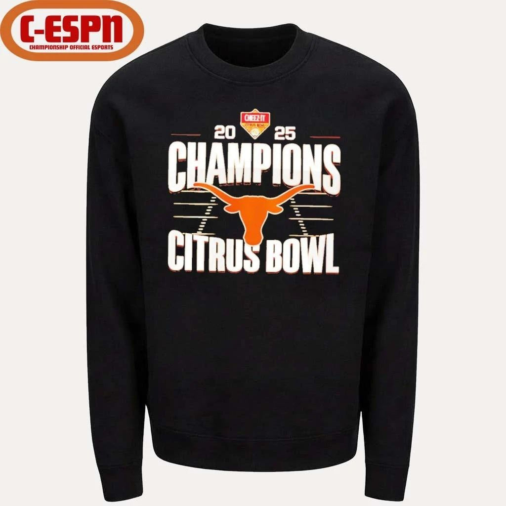 Texas Longhorns Citrus Bowl Champions 2025 logo shirt