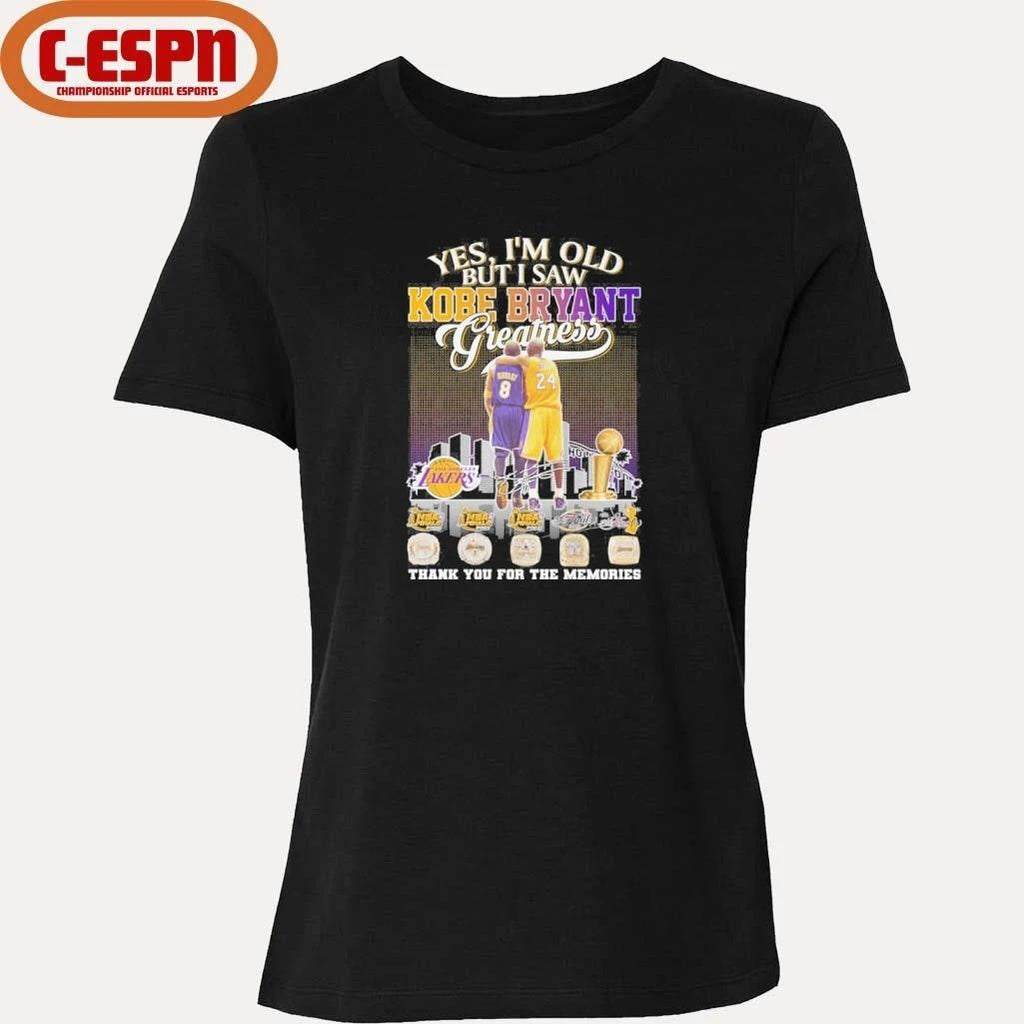 Yes, I’m Old But I Saw Kobe Bryant 8 24 Greatness Legend Shirt