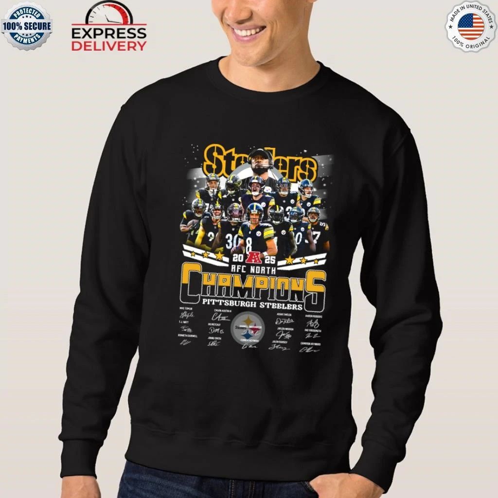 Pittsburgh Steeblers North Champions 2025 Shirt