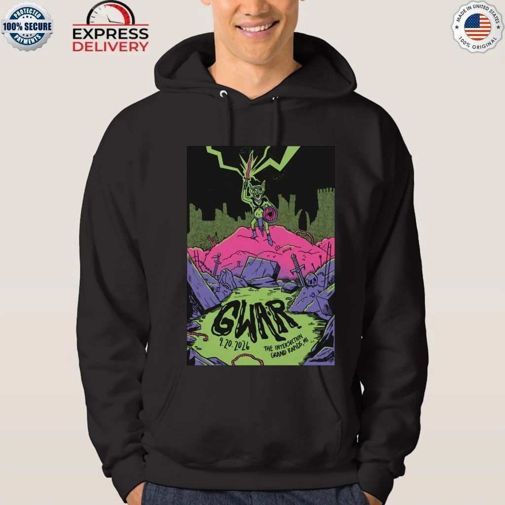 Gwar Grand Rapids MI 9 20 2026 Shirt