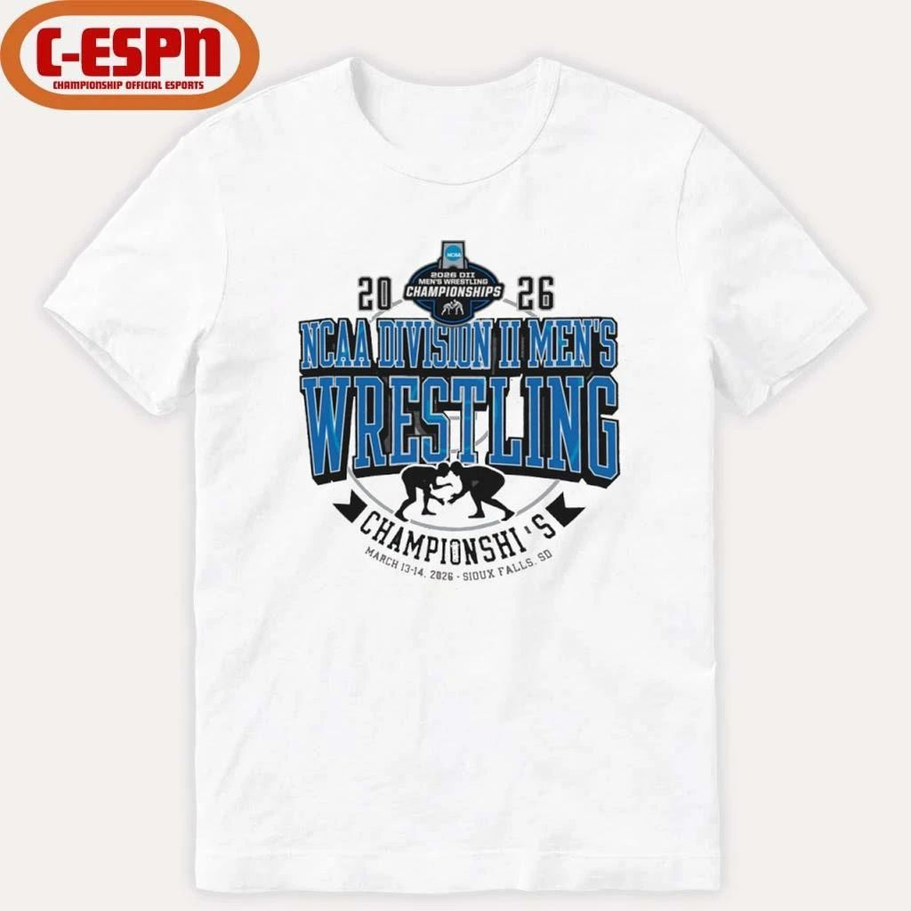 Sioux Falls, SD 2026 NCAA DII Men’s Wrestling Championships T-Shirt