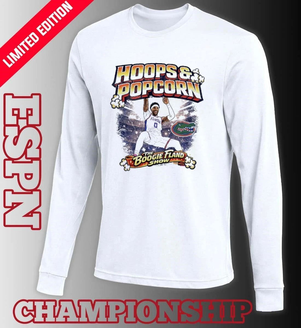 Florida Gators Men’s Basketball Hoops and Popcorn Shirt