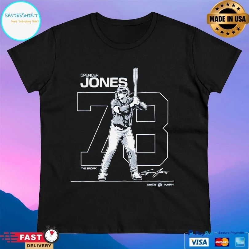 Spencer Jones Debut #78 The Bronx Signature T-shirt