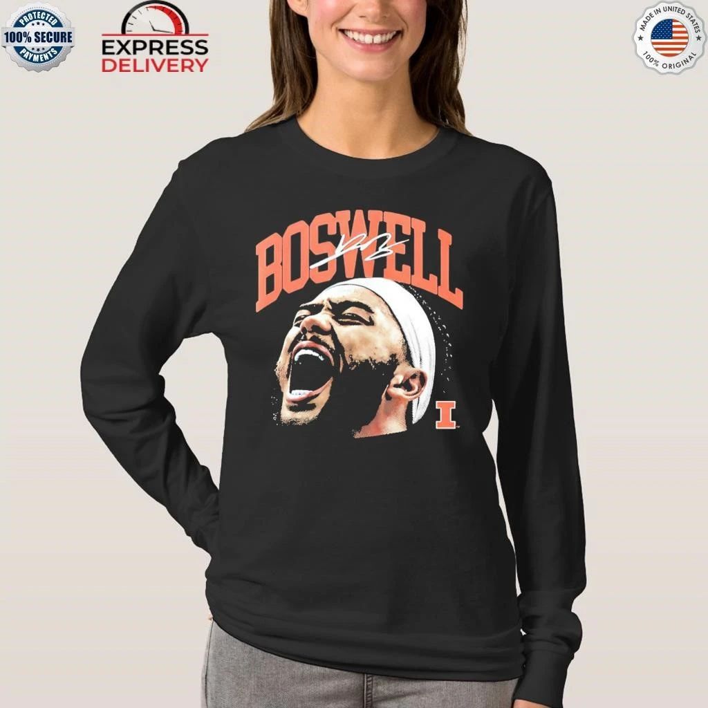 Kylan Boswell Signature Illinois Basketball Collection 2026 Shirt
