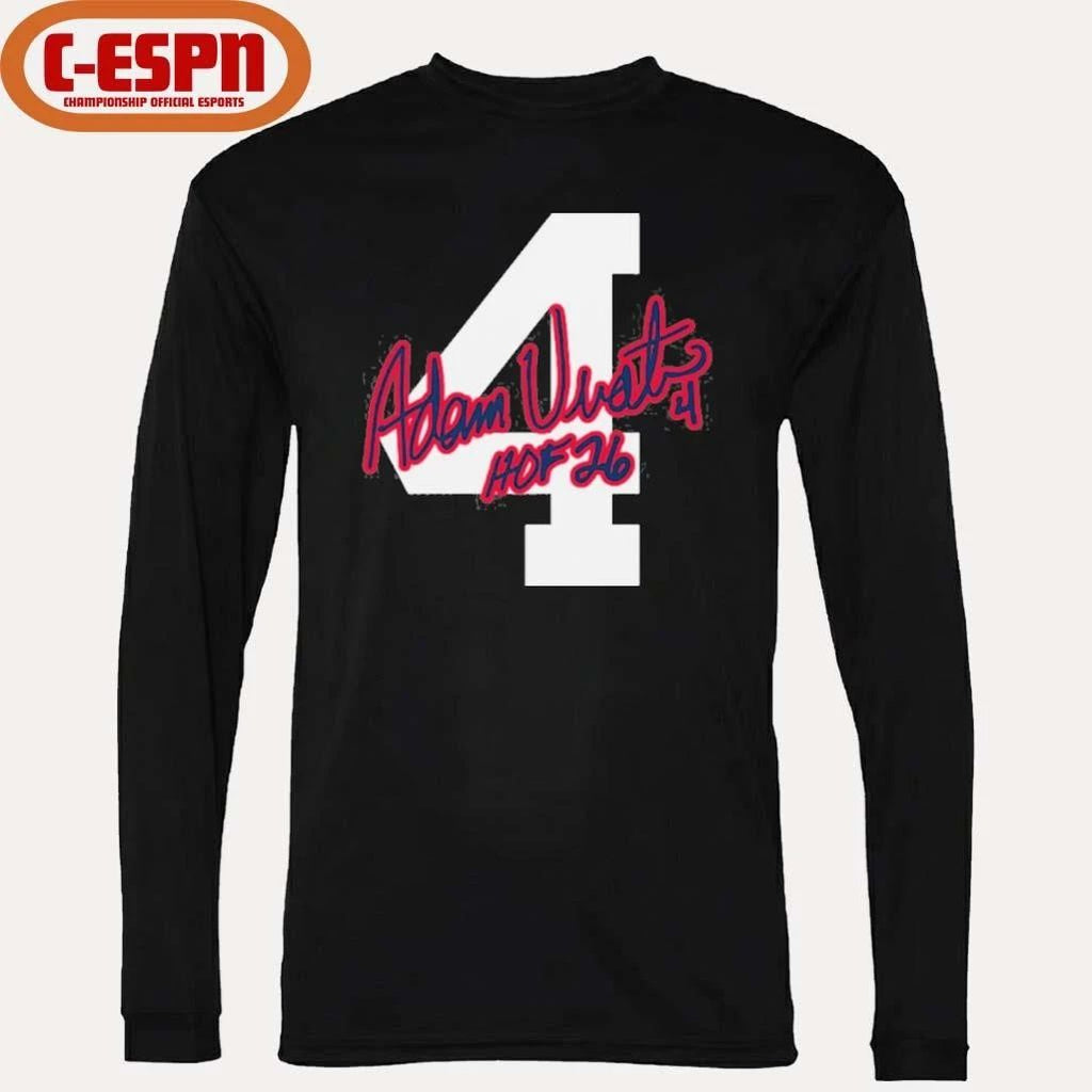 Adam Vinatieri Patriots Class of 2026 Elected Signature T-Shirt