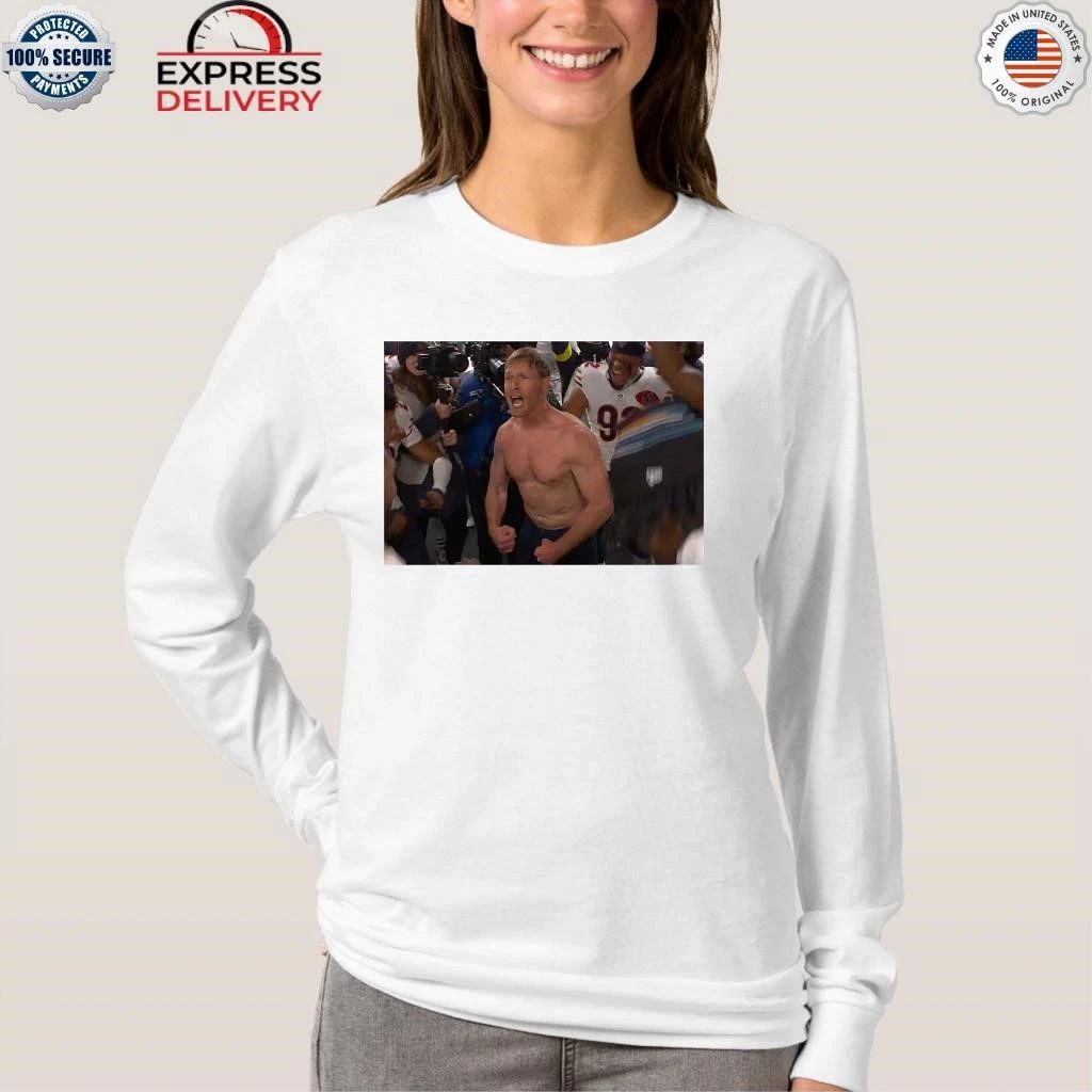 Bears Coach Ben Johnson Take Off shirt