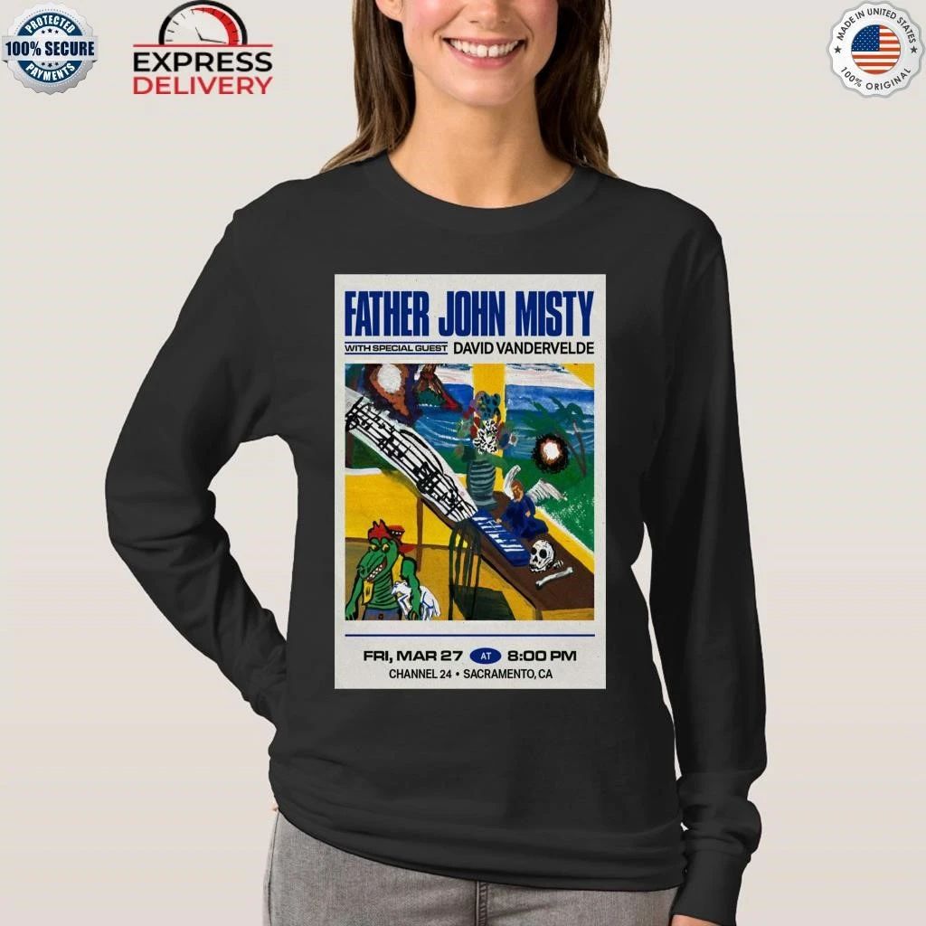 Father John Misty Sacramento Mar 27 2026 Shirt