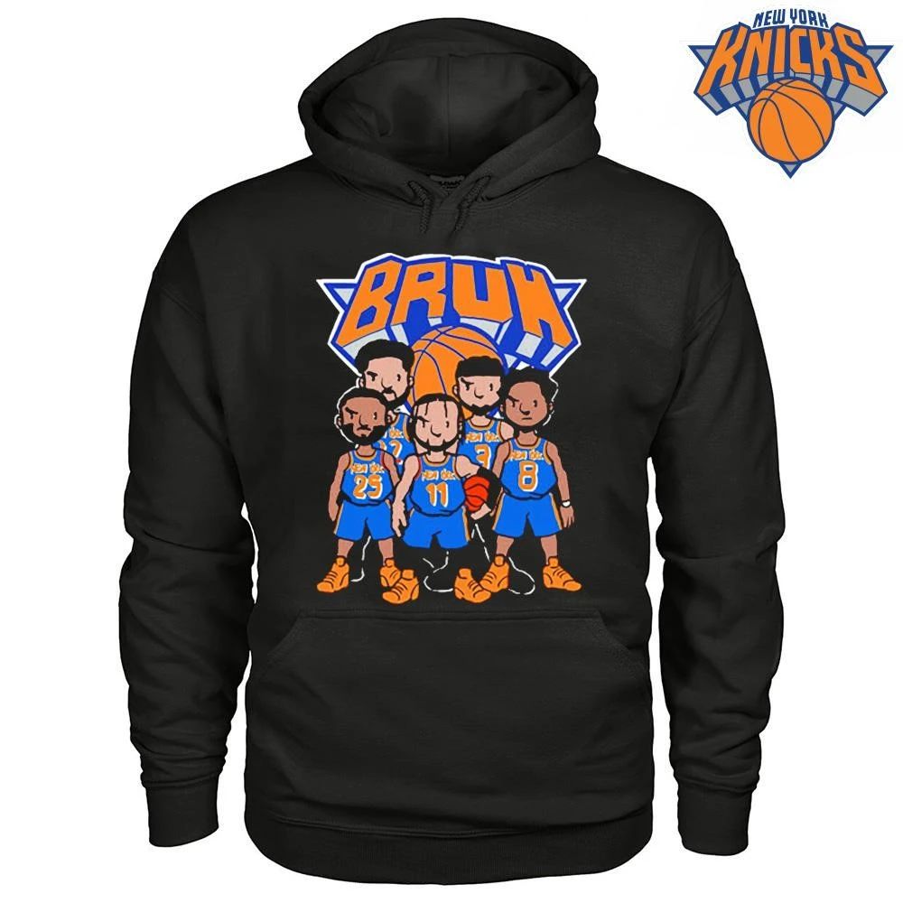 Cute Chibi Jalen Brunson Josh Hart OG Anunoby Mitchell Robinson New York Knicks BRUH Squad Basketball Graphic nba finals 2026 shirt