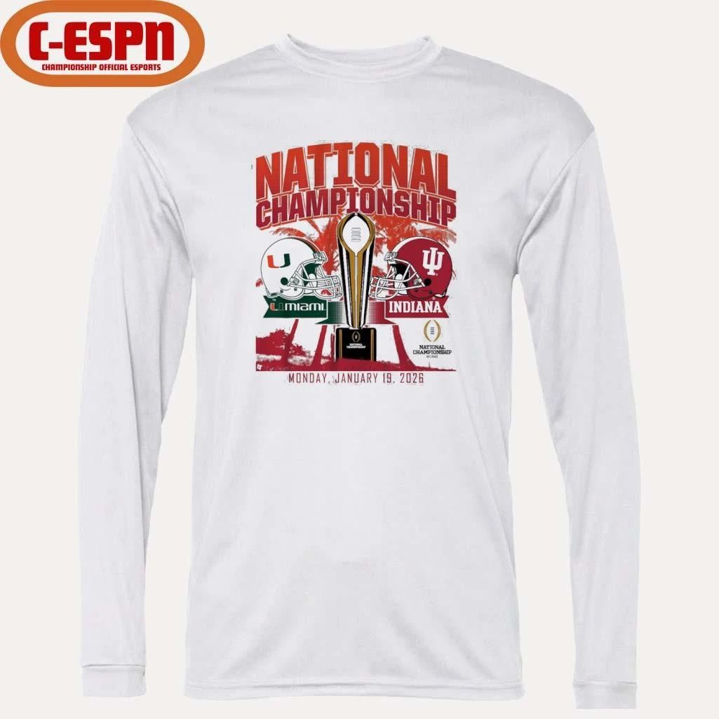 IU Vs Miami National Championship Miami, FL January 19, 2026 Shirt