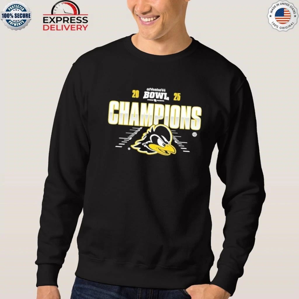 Delaware Fightin’ Blue Hens 2025 68 Ventures Bowl Champions Shirt