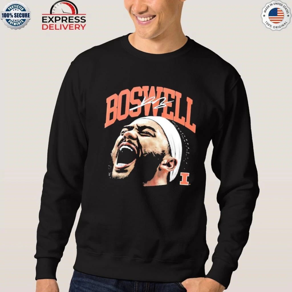 Kylan Boswell Signature Illinois Basketball Collection 2026 Shirt