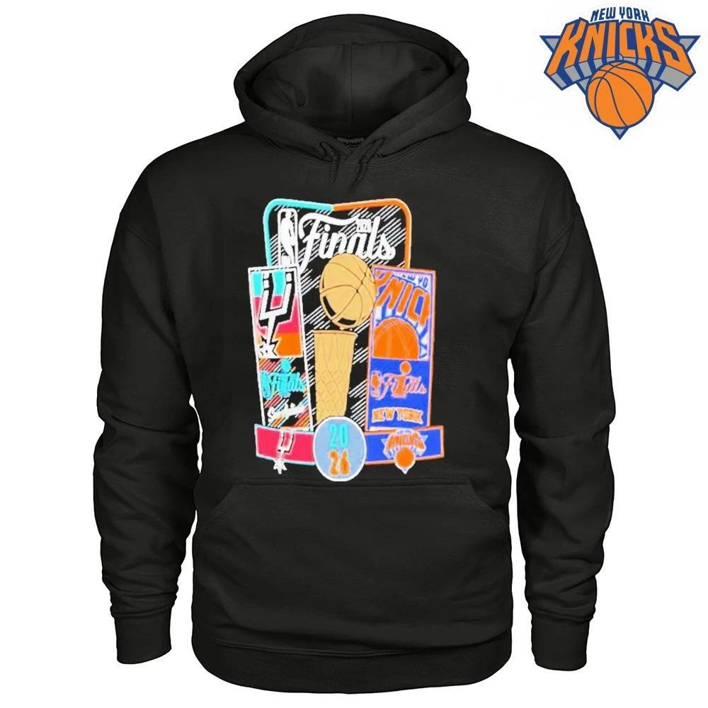 San Antonio Spurs Vs New York Knicks 2026 Nba Finals Ticket Matchup Shirt