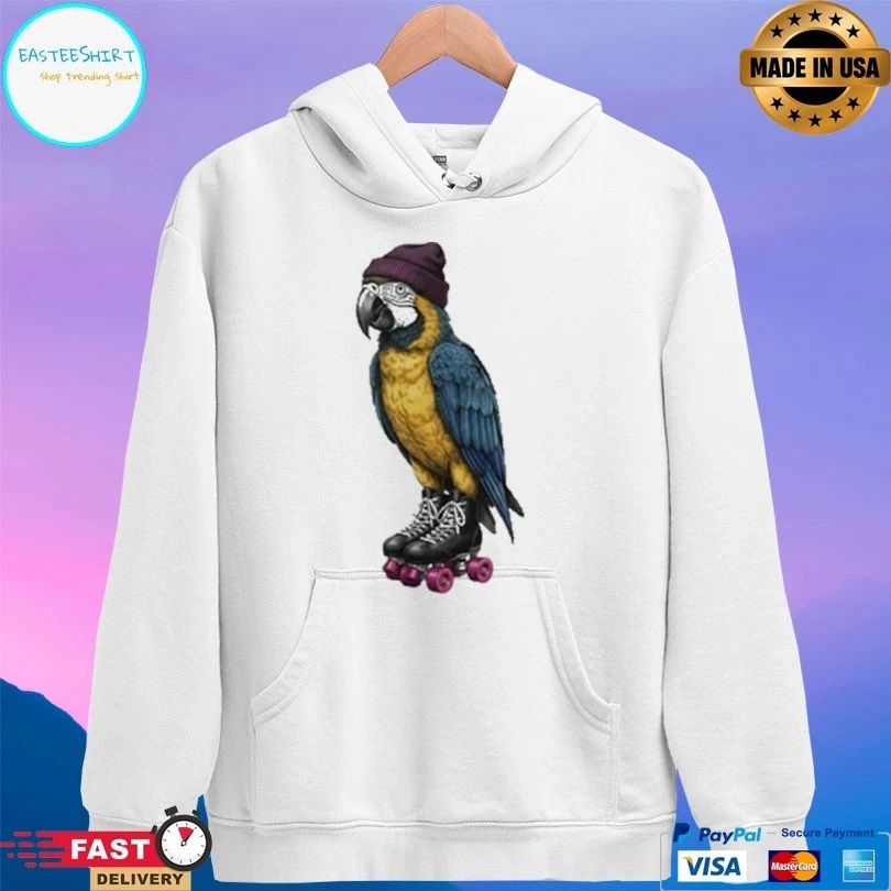 Roller Skating Parrot T-shirts
