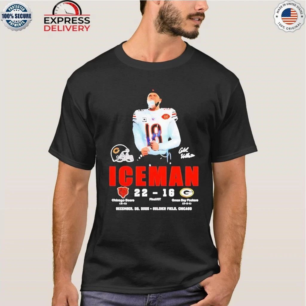 Caleb Williams Iceman Bears 22 Green Bay Packers 16 Shirt