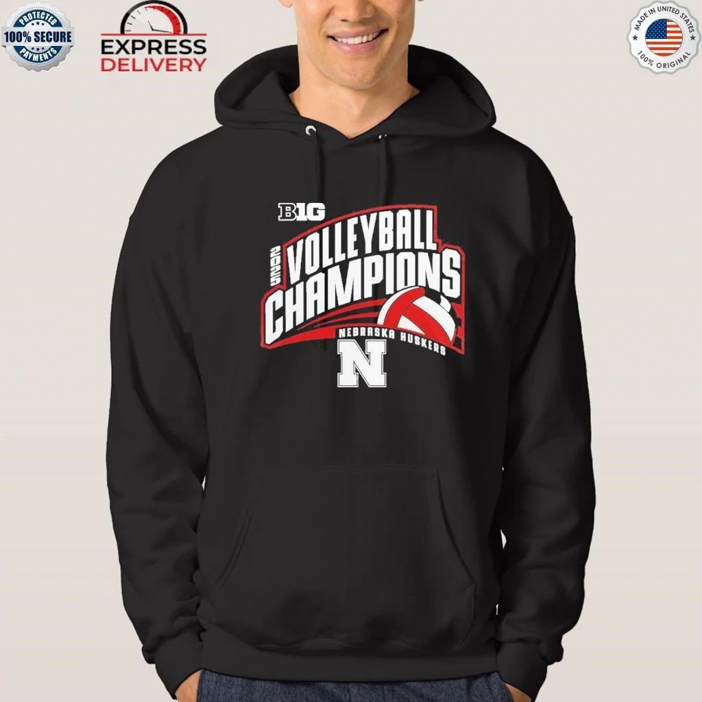 Nebraska Huskers 2025 Big 10 Women’s Volleyball Regular Season Champions Shirt