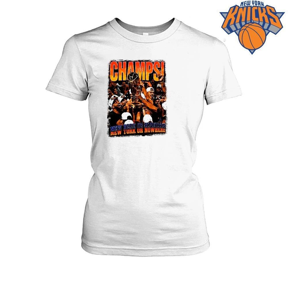 New York Knicks Champions NBA 2026 Vintage Graphic Tee Shirt