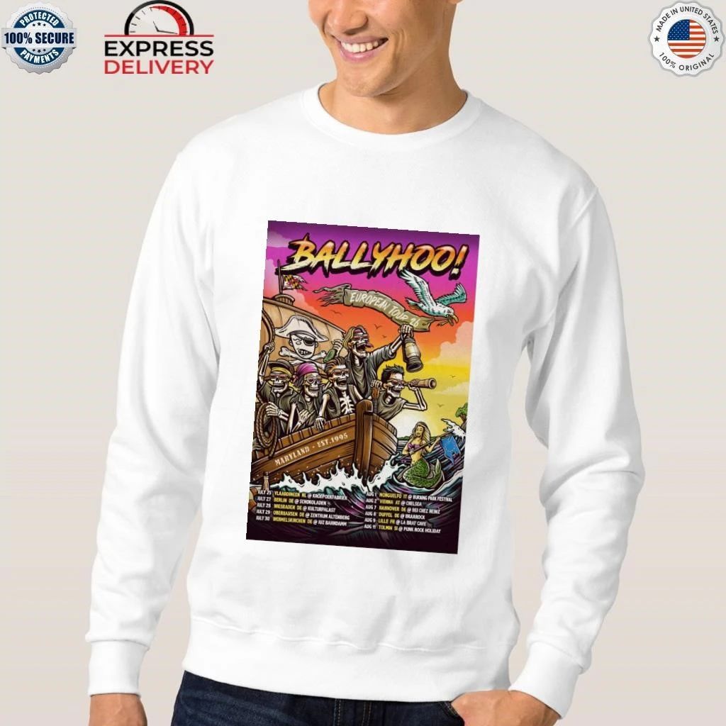 Ballyhoo Rocks European Tour 2026 Shirt