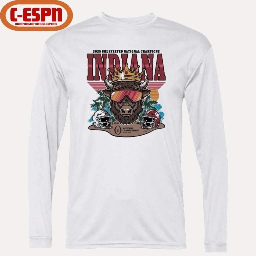 IU CFP National Champs Bison Crown Shirt