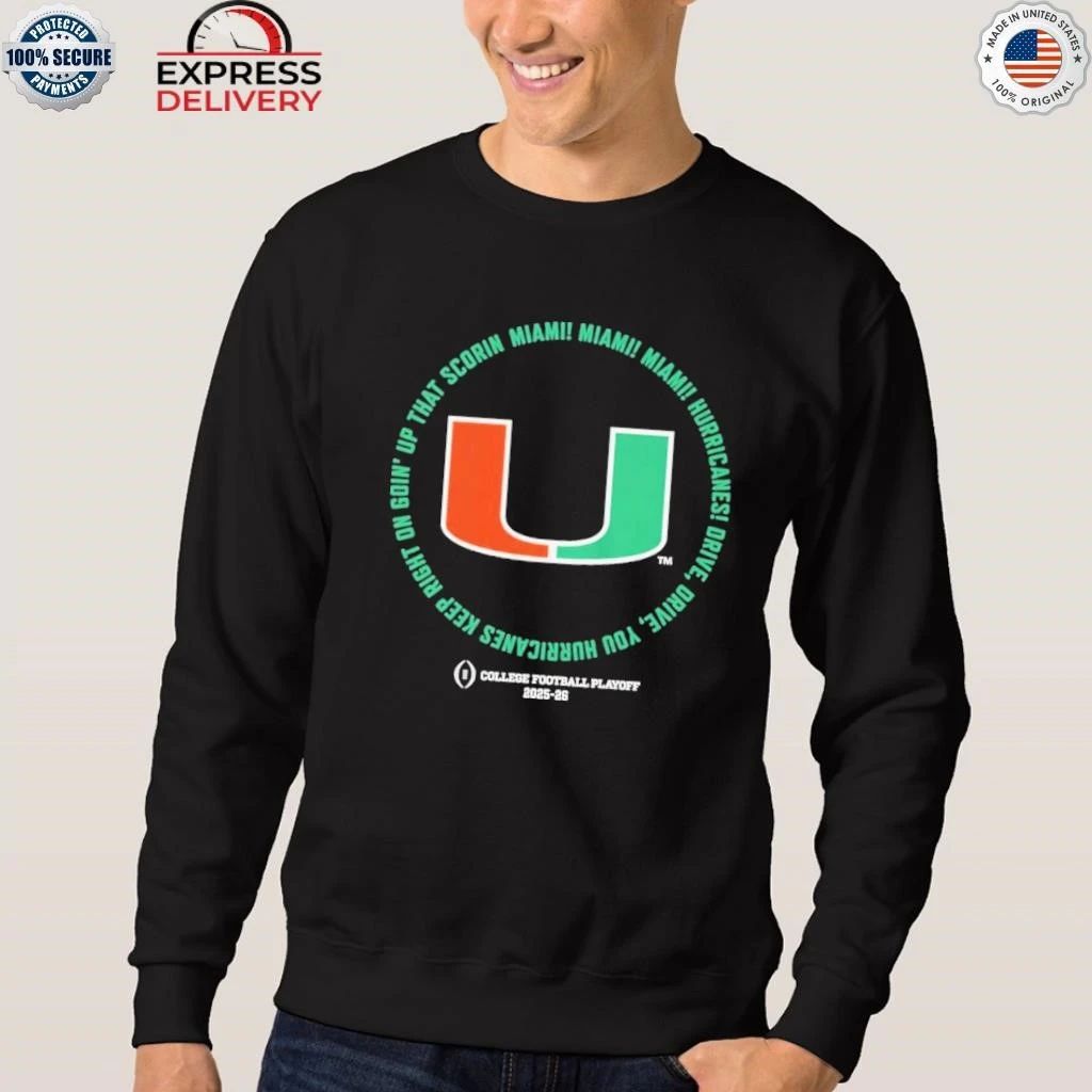 Miami Football 2025 CFP Fight Song Shirt
