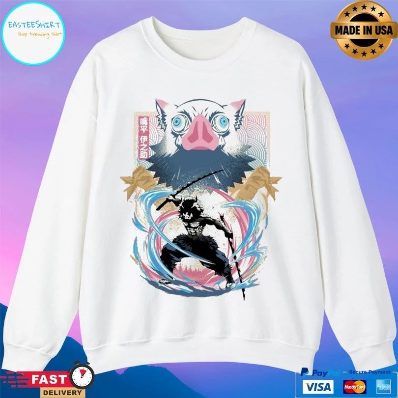 Inosuke Hashibira Wild Blade Boar T-shirts