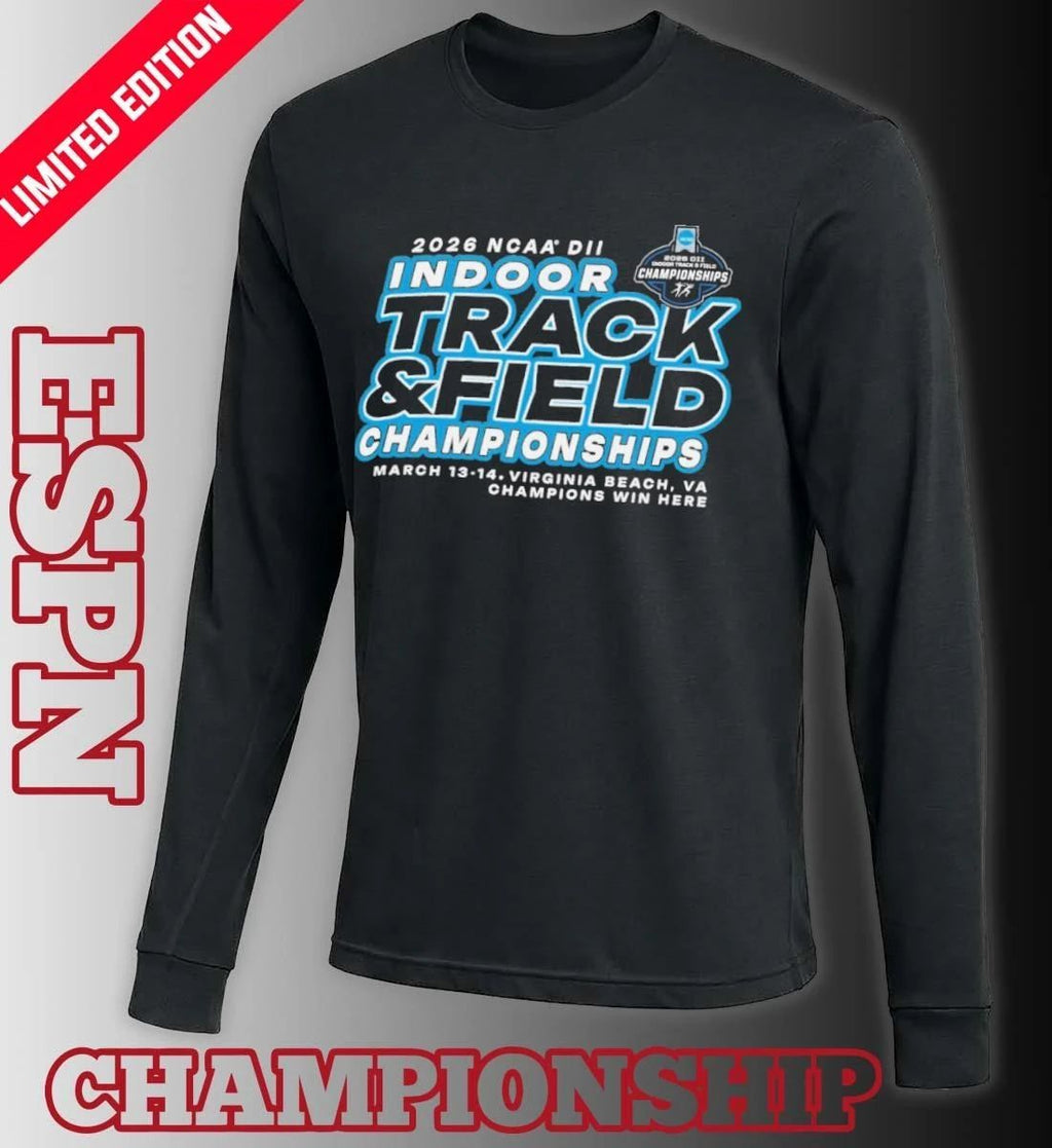 March 13-14 2026 NCAA DII Indoor Track & Field Championship Shirt