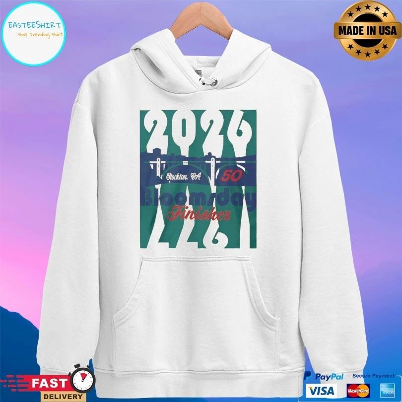 Stockton Ca 50th Annual Bloomsday Finisher Race 2026 Shirt