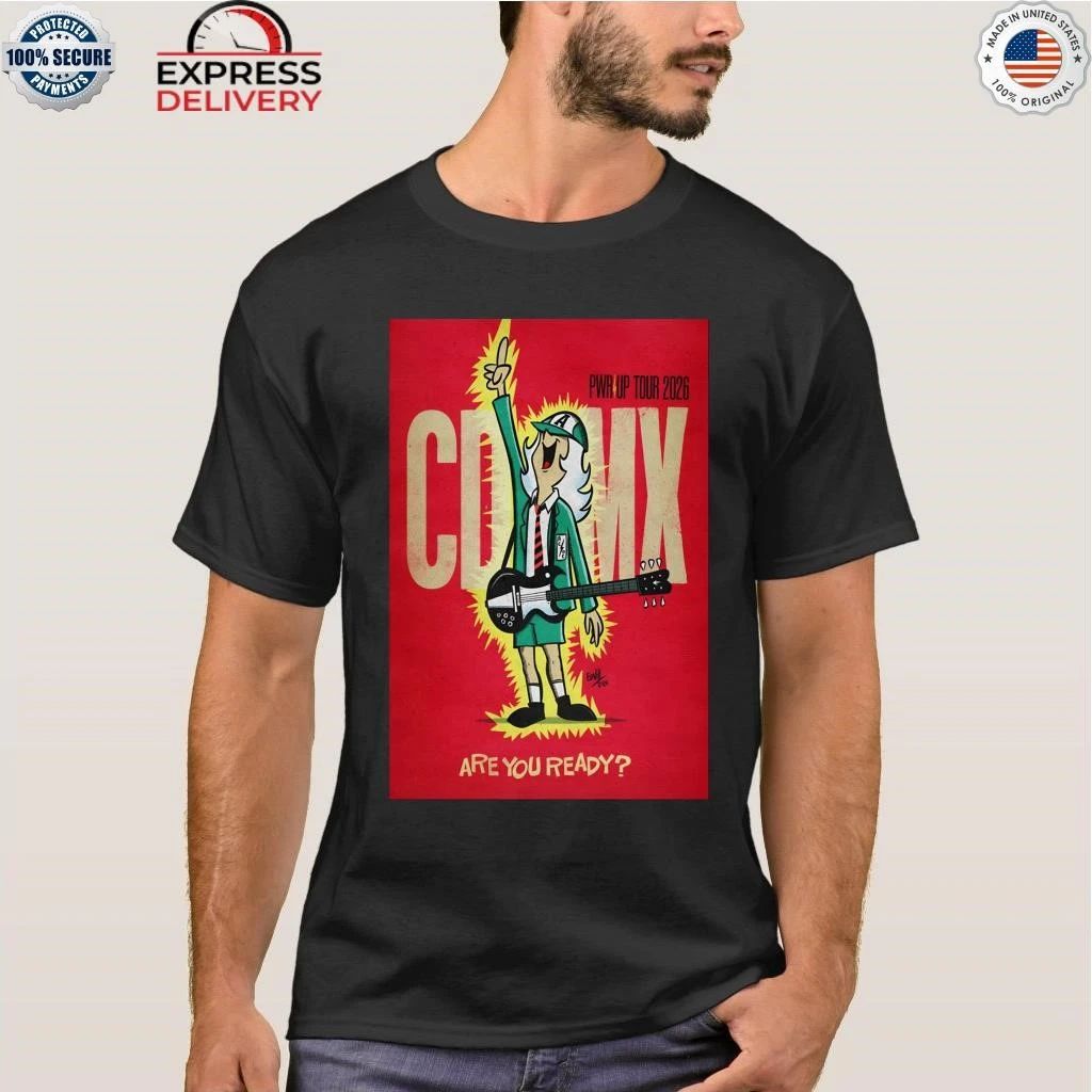 AC DC PWR Up Tour 2026 CDMX Shirt
