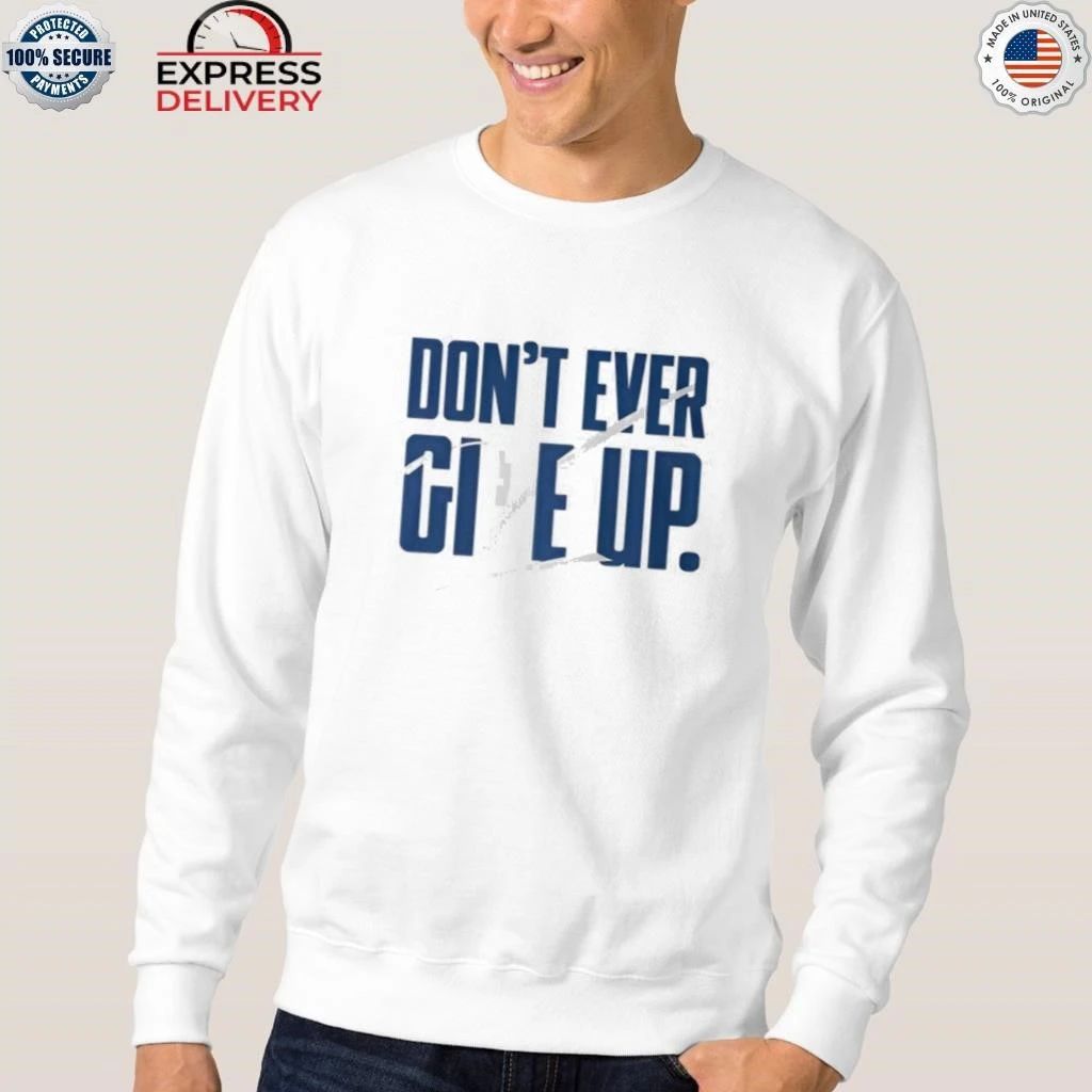BYU Don’t Ever Give Up Shirt