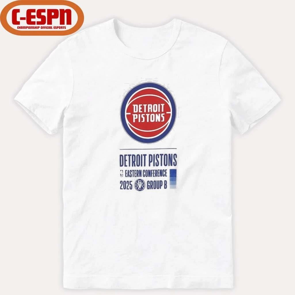 Detroit Pistons NBA Cup Eastern Conference Group B T-Shirt