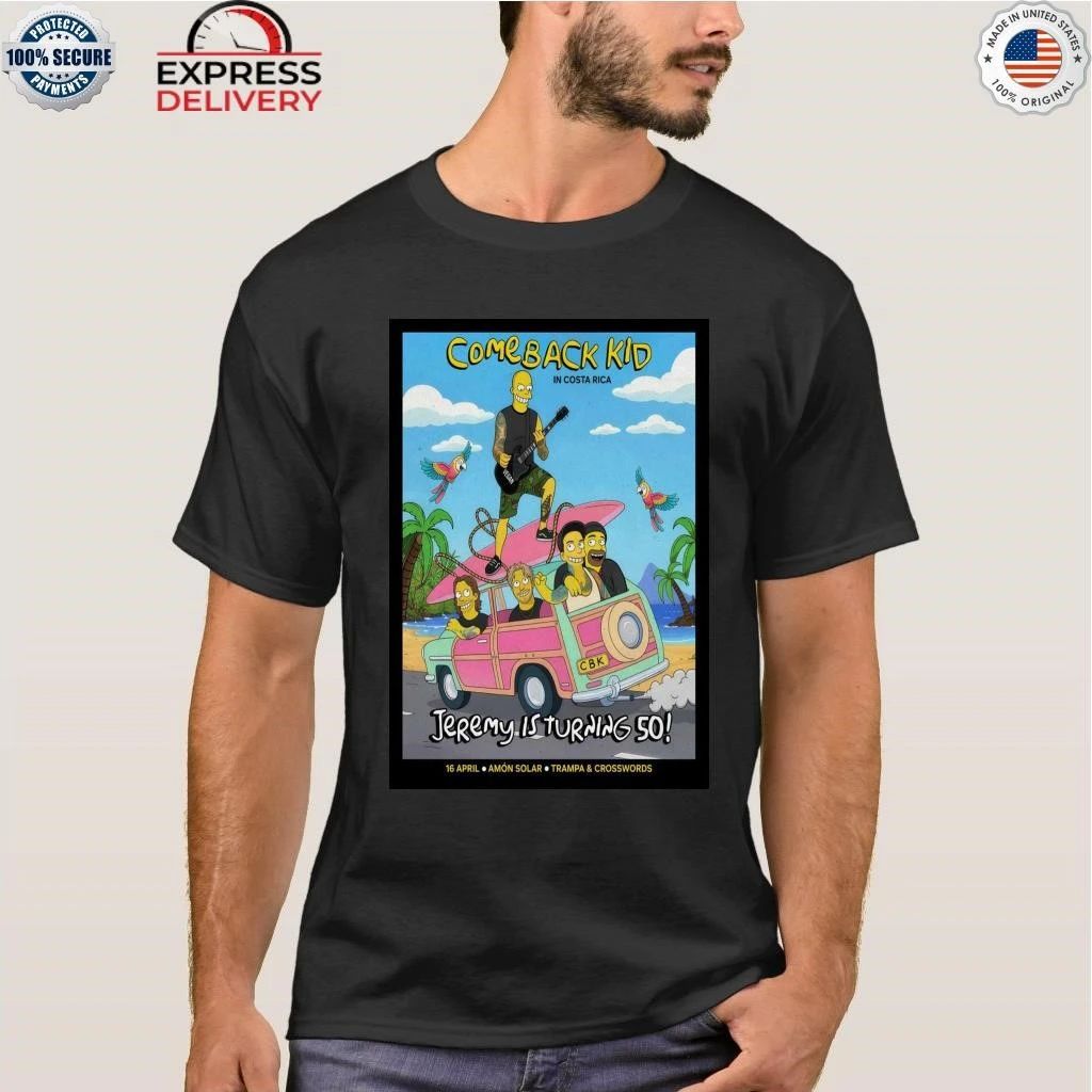 Comeback Kid Apr 16 2026 Amon Solar In San José Costa Rica Shirt