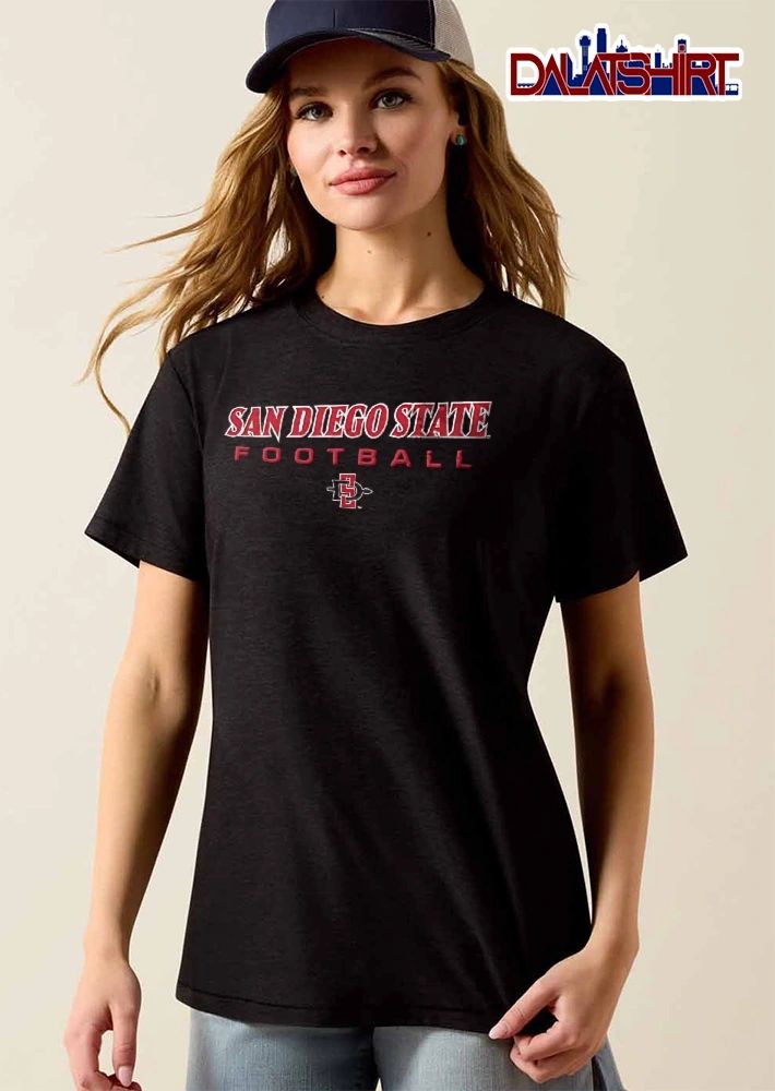 San Diego State Aztecs NCAA Football Interlocking Sd Spear Logo shirt