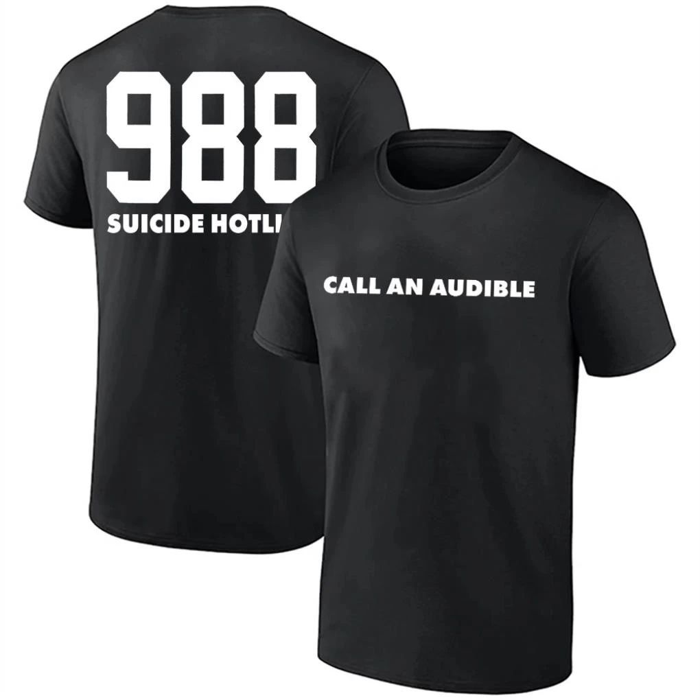 Call An Audible 988 Suicide Hotline Shirt