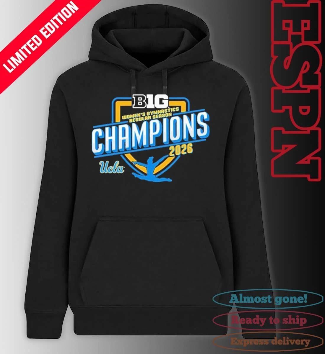 UCLA Bruins 2026 Big Ten Women’s Gymnastics Regular Season Champions Shirt