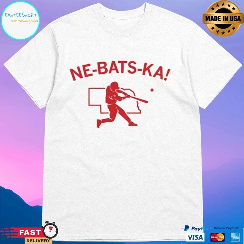 Ne-Bats-Ka Nebraska Cornhuskers Baseball T-shirt