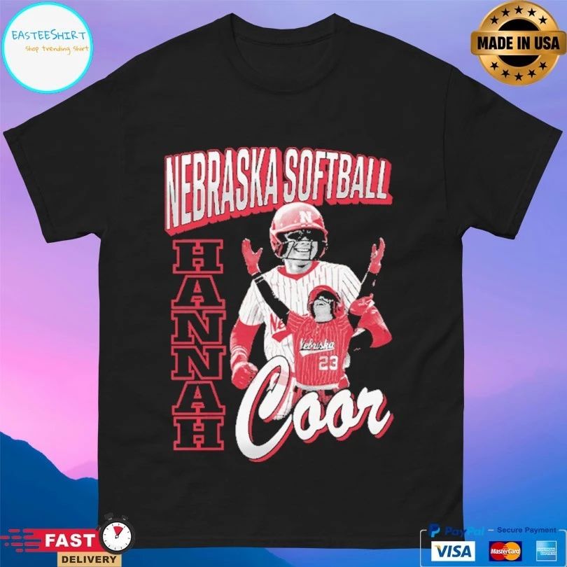 Hannah Coor Nebraska Softball T-shirt