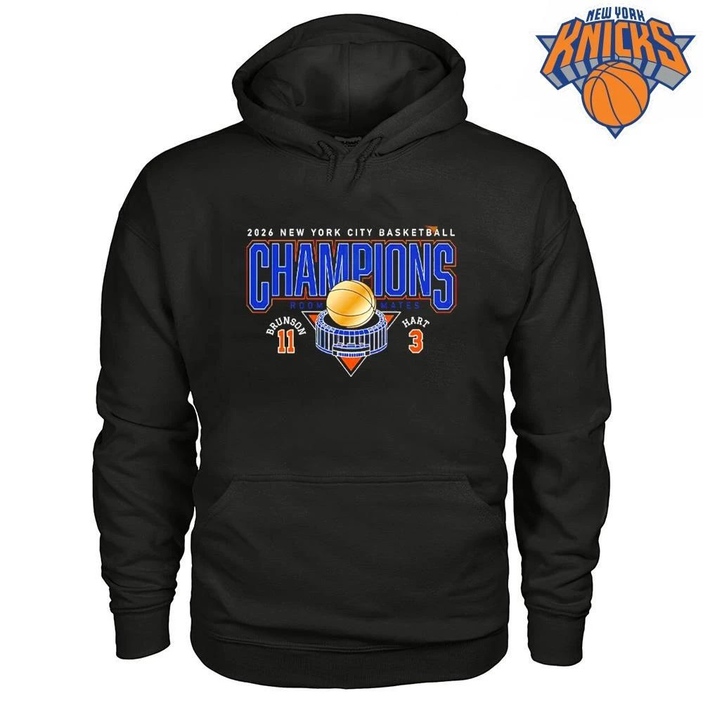 New York Knicks Champions NBA 2026 Jalen Brunson Josh Hart Roommates Basketball Shirt