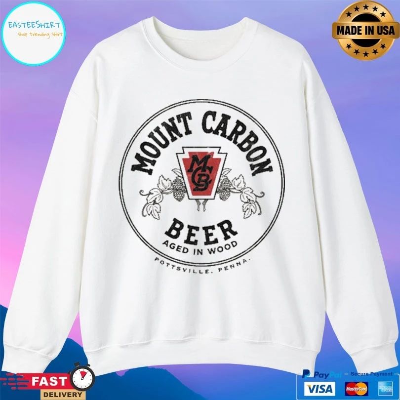 Mount Carbon Beer Aged In Wood Pottsville Penna T-shirts